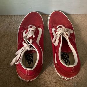 Red Old Skool Vans